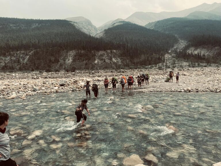River Crossing. MacDonald Creek.